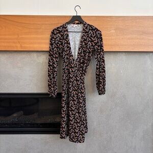 Boden Elodie Jersey Wrap Dress, Size 4R